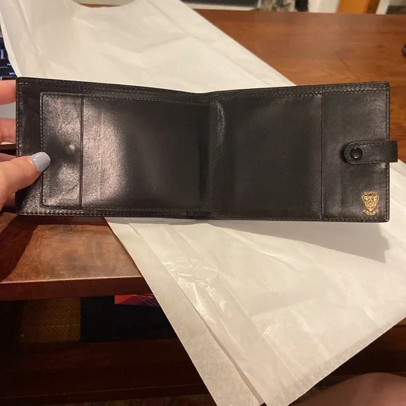 Vintage Gucci Bi-Fold Wallet Micro GG Pattern